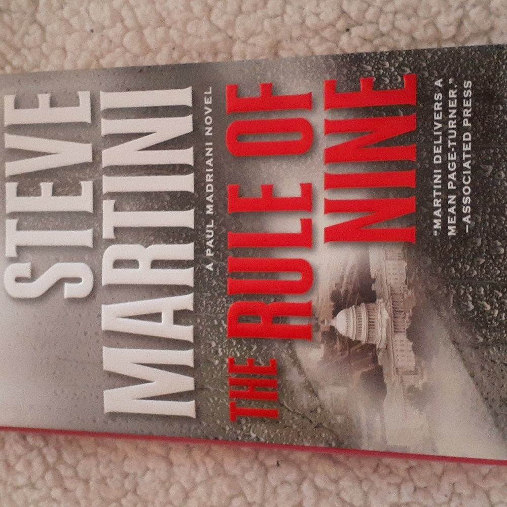 STEVE MARTINI THE RULE OF NINE NY BEST SELLING AUTHOR
